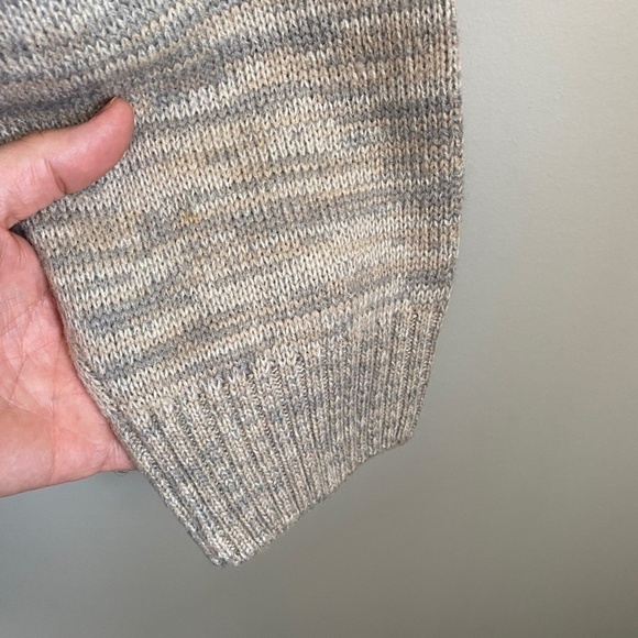 Atlas for Men Medium Knit‎ Men's Tan/Gray Long Sleeve Zip Up Cardigan Size 3XL - Picture 5 of 12